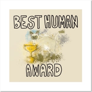 Best Human Award by Kitty Friend Posters and Art